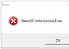 Direct3D-Initialisierungsfehler beim Starten des Spiels