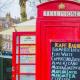 English telephone booths have been given a second life Red telephone booths in London in English